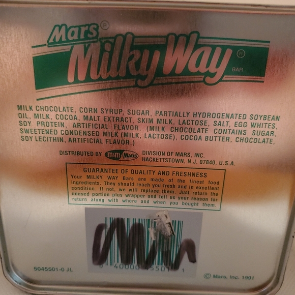 Vintage Mars Milky Way 1992 Olympic Games Collectible Tin Sponsor EMPTY - Picture 6 of 7
